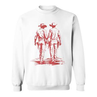 Gay Cowboy Western Rodeo Pride Trans Rights Lgbtq Sweatshirt - Monsterry