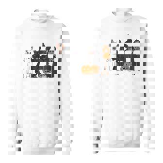 German Shepherd Dogs Lovers Ghost Witch Halloween Spooky Sweatshirt - Thegiftio