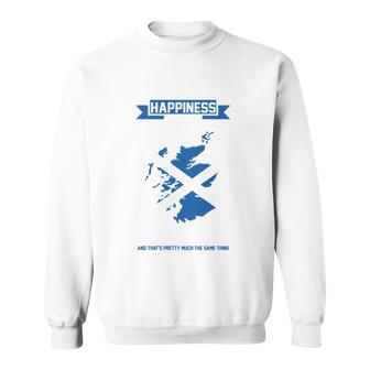 Glück Können Sie Go To Scotland Long-Sleeved Sweatshirt - Geschenkecke