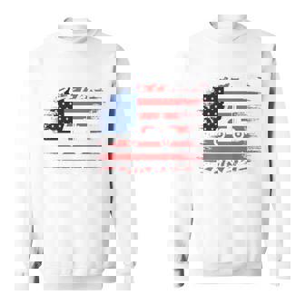 Golf Cart Parade United States American Flag 4Th July Sweatshirt - Monsterry