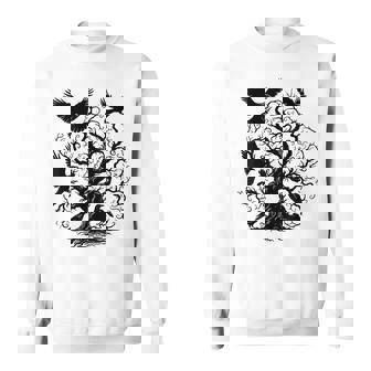 Gothic Raven Tree Sweatshirt - Thegiftio