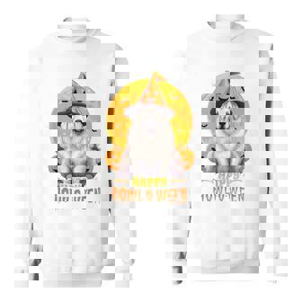 Great Pyrenees Halloween Dog Howl O Ween Pet Sweatshirt - Monsterry