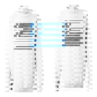 Greece Flag Greek Republic Athens Thessaloniki Mediterranean Sweatshirt - Monsterry