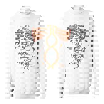 Hands Knitting God Handmade Dna Psalm 139 13 Bible Sweatshirt | Seseable UK