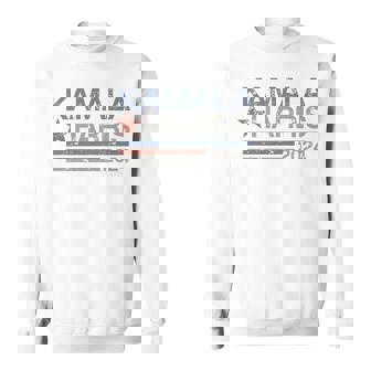 Harris 2024 Grunge Retro Stripes Vintage Kamala Harris 2024 Sweatshirt | Mazezy