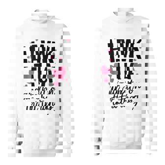 Hawk Tuah White Trash Party Attire Hillbilly Costume Sweatshirt - Thegiftio UK