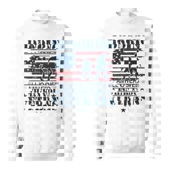 Honoring All Who Served Thank You Veterans Day Us Veteran Sweatshirt - Thegiftio UK