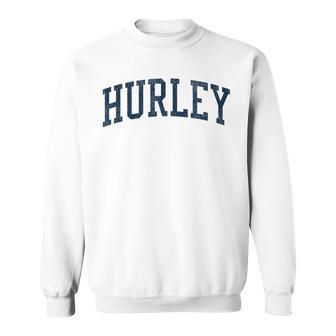Hurley Va Vintage Athletic Sports Jsn2 Navy Print Sweatshirt - Thegiftio UK