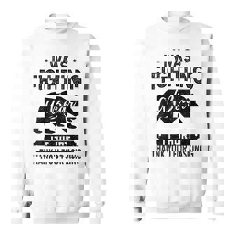 It Hurt Get Well Soon I Was Fighting A Bear Sweatshirt - Thegiftio UK