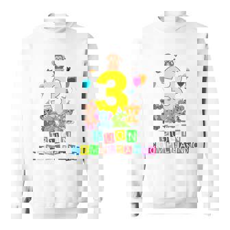 Idea Regalo Maglia Con Animali Selvatici Festa 3° Compleanno Felpa - Novitaregali