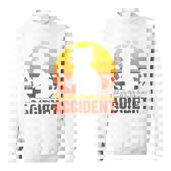 I'll Make It Look Like An Accident Halloween Gory Cat Sweatshirt - Thegiftio