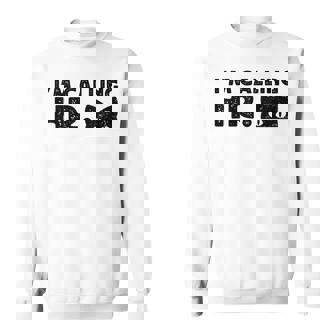 I'm Calling HR Cat Peeking Vintage Sweatshirt - Monsterry