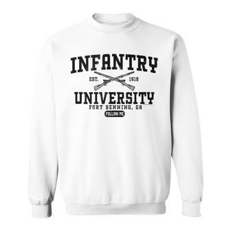 Infantry University Fort Benning Ga Army Grunt School Sweatshirt - Monsterry DE