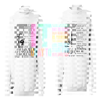 It's Okay To Make Mistake Mental Health Breakdown Sweatshirt - Thegiftio UK