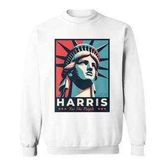 Kamala Harris 2024 Freiheitsstatue Repräsentiert Freiheit 2024 Sweatshirt - Geschenkecke