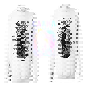 Karma Cute Cat Lover Heart Shape Karma Sweatshirt - Thegiftio UK