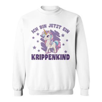 Kinder Ich Bin Jetzt Ein Krippenkind Kinderflppe Dolphin Sweatshirt - Geschenkecke