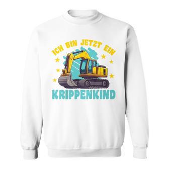 Kinder Ich Bin Jetzt Ein Krippenkind Sweatshirt - Geschenkecke