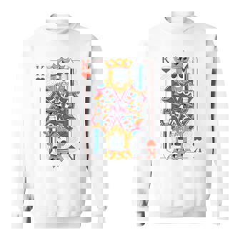 King Of Hearts Matching Couple Valentines King Of Hearts Sweatshirt - Thegiftio UK