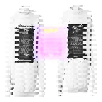 La Reina Del Flowenganza Manche Longue Sweater e - Cadeauxyz