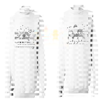 Labor Delivery Department Nurse Holiday Gingerbread Snowman Sweatshirt - Monsterry