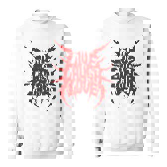 Live Laugh Love Death Metal Pink Sweatshirt - Thegiftio UK