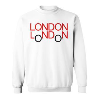 London Red Double-Decker Bus Britain Souvenir Premium Sweatshirt - Monsterry UK