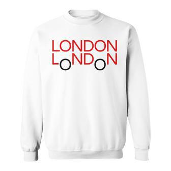 LONDON T-Shirt Red Double-Decker Bus Britain Souvenir Sweatshirt - Monsterry UK