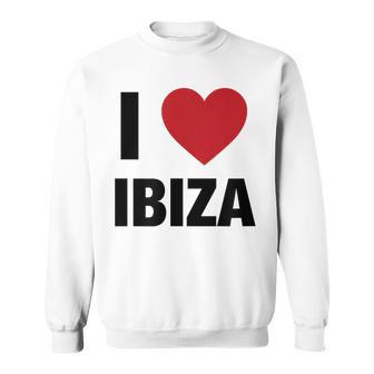 I Love Ibiza Ciudad De España Con Corazón Rojo Camisa de entrenamiento - Regaloses