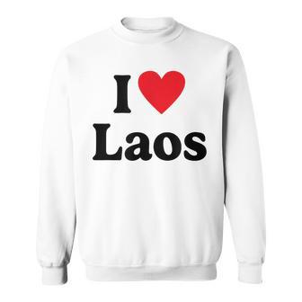 I Love Laos Sweatshirt - Geschenkecke