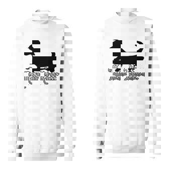Low Rider Weiner Dog Dachshund Silly Love Sweatshirt - Monsterry