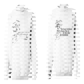 Mark Twain Political Quote Heaven And Hell Sweatshirt - Monsterry