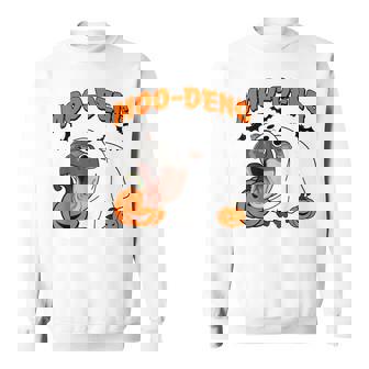 Moo Deng Halloween Boo Ghost Costume Moo-Deng Lover Sweatshirt - Monsterry