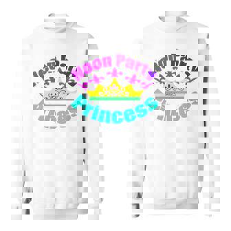 Neon Party Princess Crown Shirt For Neon Birthday Party Sweatshirt - Monsterry