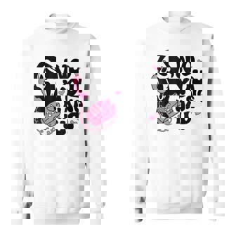 No You Hang Up First Spooky Halloween Horror For Costume Sweatshirt - Thegiftio UK