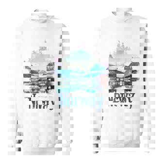 Noruega Fiordo Paisaje Naturaleza Recuerdo Senderismo Montañas Camisa de entrenamiento - Regaloses