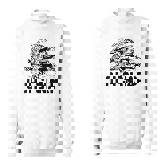 Oh Snap Snapping Turtle Ironic Animal Sweatshirt - Thegiftio UK