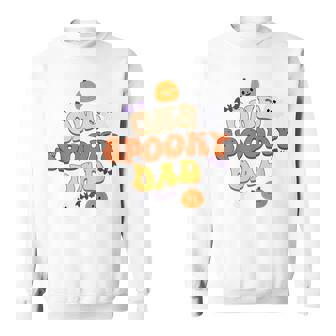 One Spooky Dad Boo Halloween Cute Family Matching Group Sweatshirt - Thegiftio UK