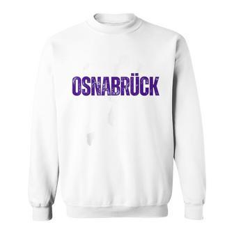 Osnabrück Football Fan Purple Purple Sweatshirt - Geschenkecke