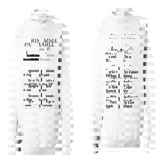 Pariss Marseille Cadeau Rigolo Humour Sudiste Sweater e - Cadeauxyz