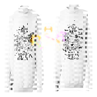 Phlebotomist Halloween Medical Lab Tech Spooky Er Crew Sweatshirt | Mazezy