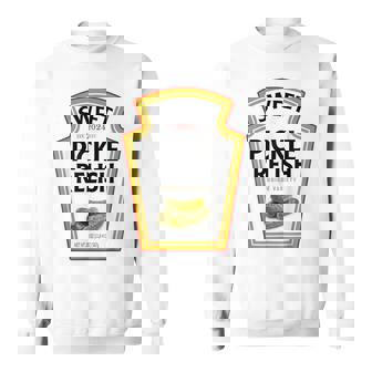 Pickle Relish Halloween Costume Matching Group Condiments Sweatshirt | Mazezy