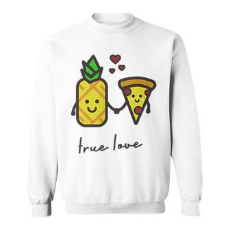 Pizza Hawaii True Love Pizza Love Sweatshirt - Geschenkecke