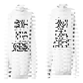 Pretend I'm A Cheese Lazy Halloween Costume Party Sweatshirt - Thegiftio UK