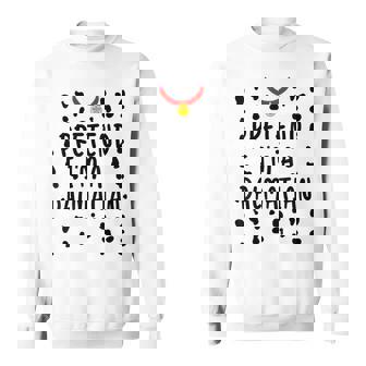 Pretend I'm A Dalmatian Lazy Halloween Costume Sweatshirt - Thegiftio