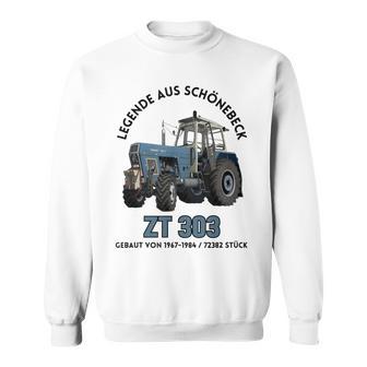 Progress Zt 303 Tractor Legend From Schönebeck Gray Sweatshirt - Geschenkecke