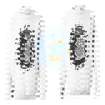 Protect The Shark Save The Ocean Save Ocean Animals Retro Sweatshirt | Seseable UK