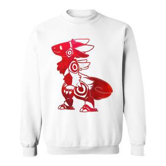 Protogen Fursuit Furry Red Krawattenfarbe Fursona Sweatshirt - Geschenkecke