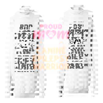 Proud Mom Of a Canine Epilepsy Warrior Dog Seizure Tank Top Sweatshirt - Monsterry