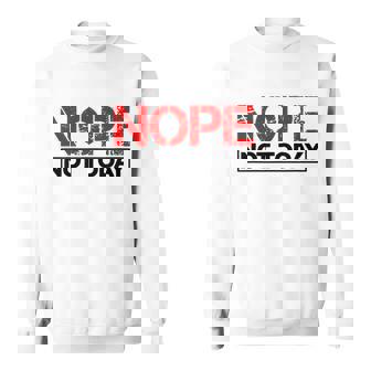 Puns Sarcastiques Nope Mots De Motivation Négatifs Sweater e - Cadeauxyz